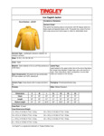 Tingley Iron Eagle No Hood Size Chart Tingley Iron Eagle No Hood Size Chart