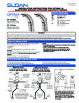 Sloan EAF-100 & EAF-150 Series Manual