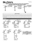 Sloan Flushometer Instructions