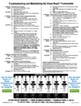 Sloan troubleshooting guide