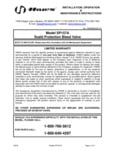 sp157a INSTALLATION, OPERATION & MAINTENANCE INSTRUCTIONS sp157a INSTALLATION, OPERATION & MAINTENANCE INSTRUCTIONS