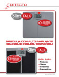 Spanish Specsheet for Cardinal Detecto SlimTalk Digital Scale