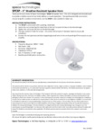 Specotech_783SPC6P_Weatherproof PA Speaker_Specsheet