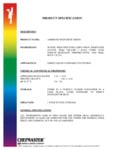 Chefmaster 9 oz. Neon Brite Green Airbrush Color Product Specifications