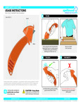 KNIFE UTILITY 6" SAFETY BOX CUTTER ORANGE LIZARD