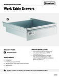 Steelton Work Table Drawers Assembly Instructions