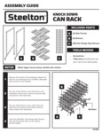 Steelton Knock Down Can Rack Assembly