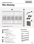 Steelton Wire Shelving Assembly Steelton Wire Shelving Assembly
