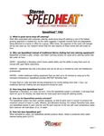 Sterno SpeedHeat FAQs