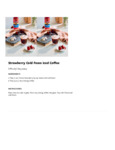 Strawberry Cold Foam Iced Coffee