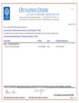 Sweetex Kosher Certificate
