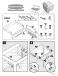Rubbermaid FG459300RED Red Extension Drawer for Heavy-Duty Utility Carts instructions
