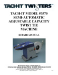 Tach-It 3570 Repair Manual
