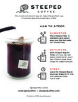 Tasting Tips Vertical Steeped Coffee