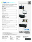 TDB | TBB | TDD | TD | T-GC | Underbar Refrigeration Manual