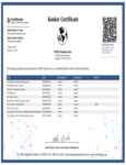 TCHO KOSHER CERTIFICATE TCHO KOSHER CERTIFICATE