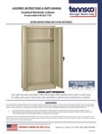 Tennsco 7124 Preassembled Model Instructions
