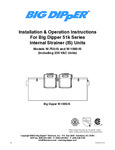 Thermaco Big Dipper W-750-IS Manual Thermaco Big Dipper W-750-IS Manual