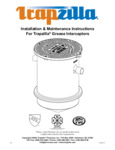 Thermaco Trapzilla TZ-160, TZ-400, TZ-600 Owners Manual