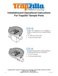 Thermaco Trapzilla TZSP-40 and TZSP-48 Owners Manual