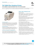 Zebra TLP2824 Fact Sheet