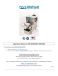 Tortilla Masters Corn Grinder Manual Tortilla Masters Corn Grinder Manual