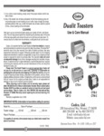 Dualit Toasters Manual