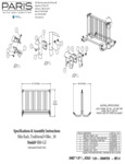 Paris Traditional Bike Rack Specs/Instructions