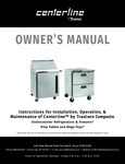 Traulsen Centerline Prep Tables Manual