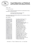Tropics Kosher Certificate