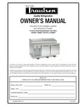 Traulsen TS Prep Table Manual