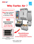Turbo Air Self-Cleaning Condenser Turbo Air Self-Cleaning Condenser
