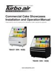 Turbo Air TBA Manual Turbo Air TBA Manual