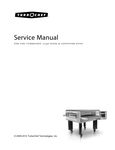 TurboChef 3240 Oven Service Manual