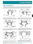 Josam Typical Floor Drain Installations