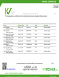 Upton Natural's Kosher Certificate