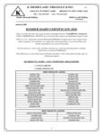 Valrhona Kosher Certificate