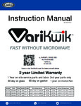  Heavy-Duty Fast Cooking Multi-Technology Oven Instruction Manual