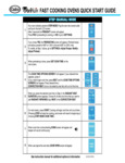 VariKwik Fast Cooking Ovens Quick Start Guide
