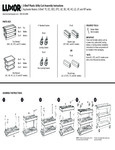 Luxor 3-Shelf Plastic Utility Cart Assembly Luxor 3-Shelf Plastic Utility Cart Assembly