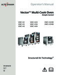 Alto-Shaam Vector Wide Series Simple Manual 