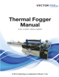 Vectorfog Thermal Foggers 830H100,150,200 Manual