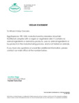 Vegan Statement_FFE-1220  Egg Replacer