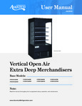 Avantco Refrigeration_Vertical Open Air Extra Deep Merchandisers VOA_Manual