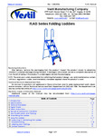 Vestil Foldable Four-Step Ladder Manual