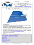 Vestil FL-4000 MANUAL Vestil FL-4000 MANUAL