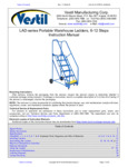 Vestil LAD (6-12 STEPS) Manual