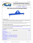 Vestil_SBM-series Economy Spreader beams_Manual