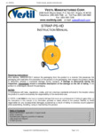 Vestil STRAP-PS-HD, MANUAL Vestil STRAP-PS-HD, MANUAL