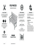 Vineyard 48 Bench Assembly Instructions